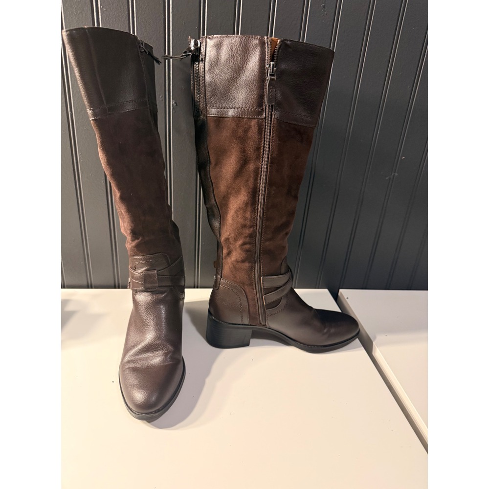 Franco Sarto brown high boots
